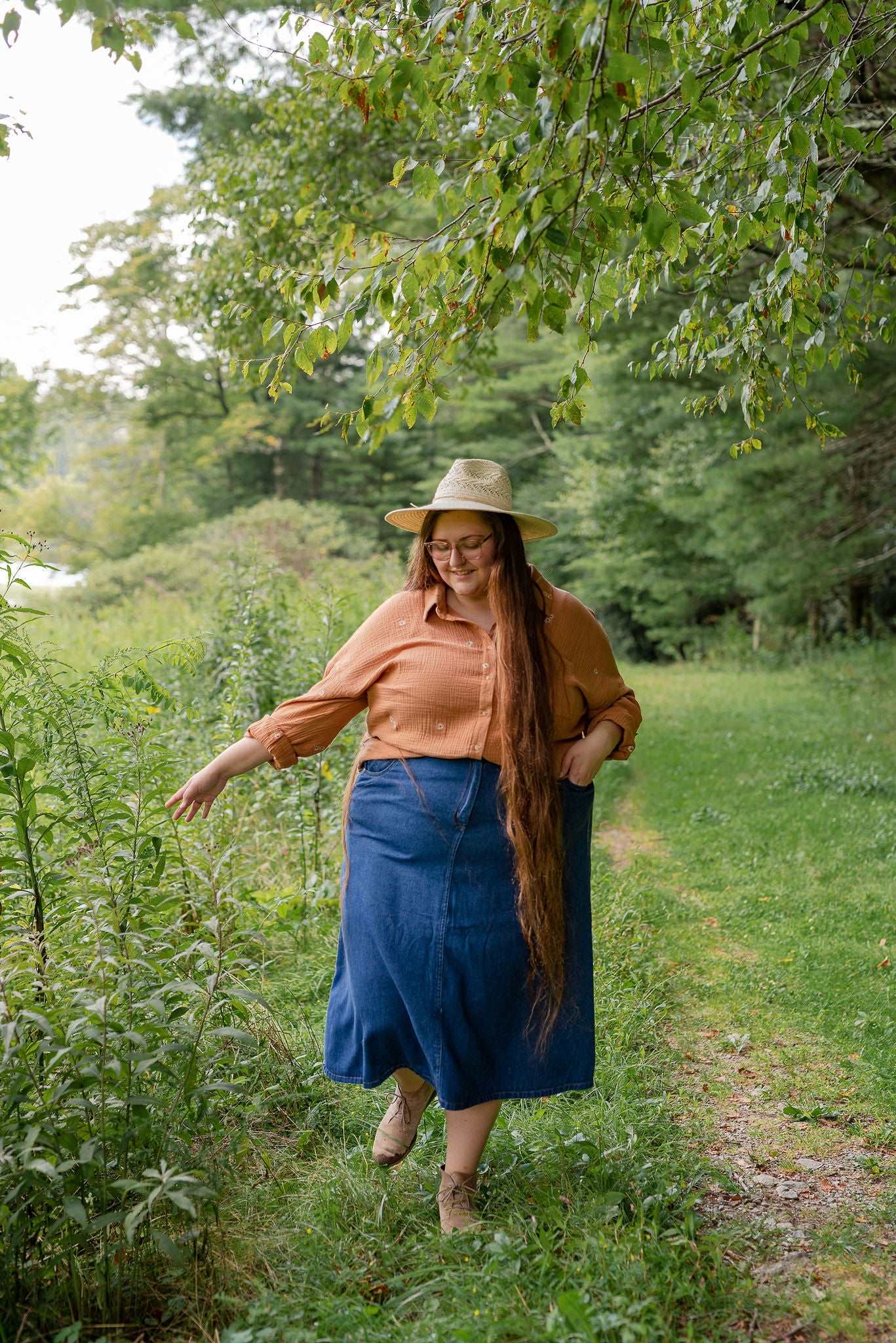 Boone Embroidered Top - Extended Sizing