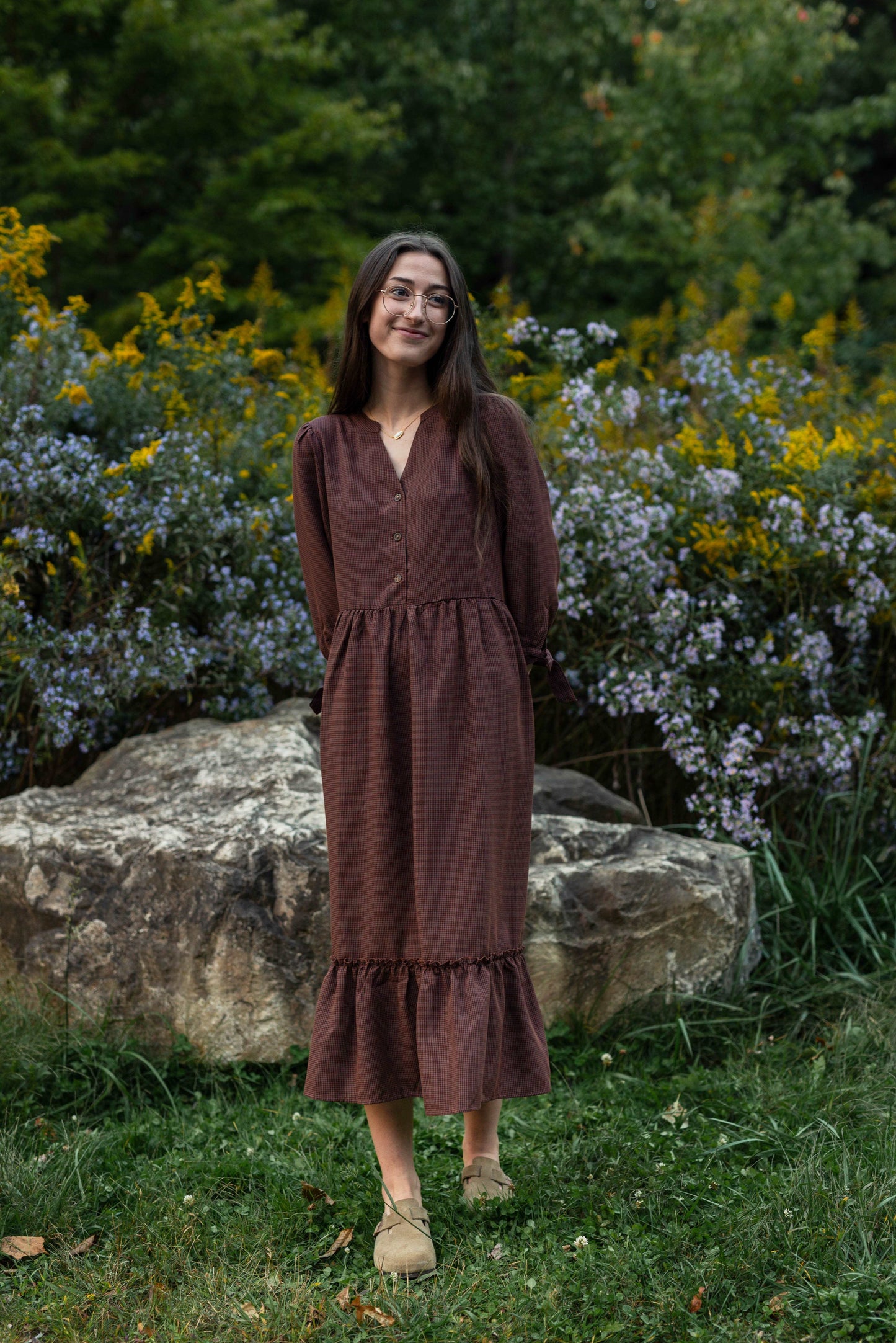 Fireside Gingham Dress