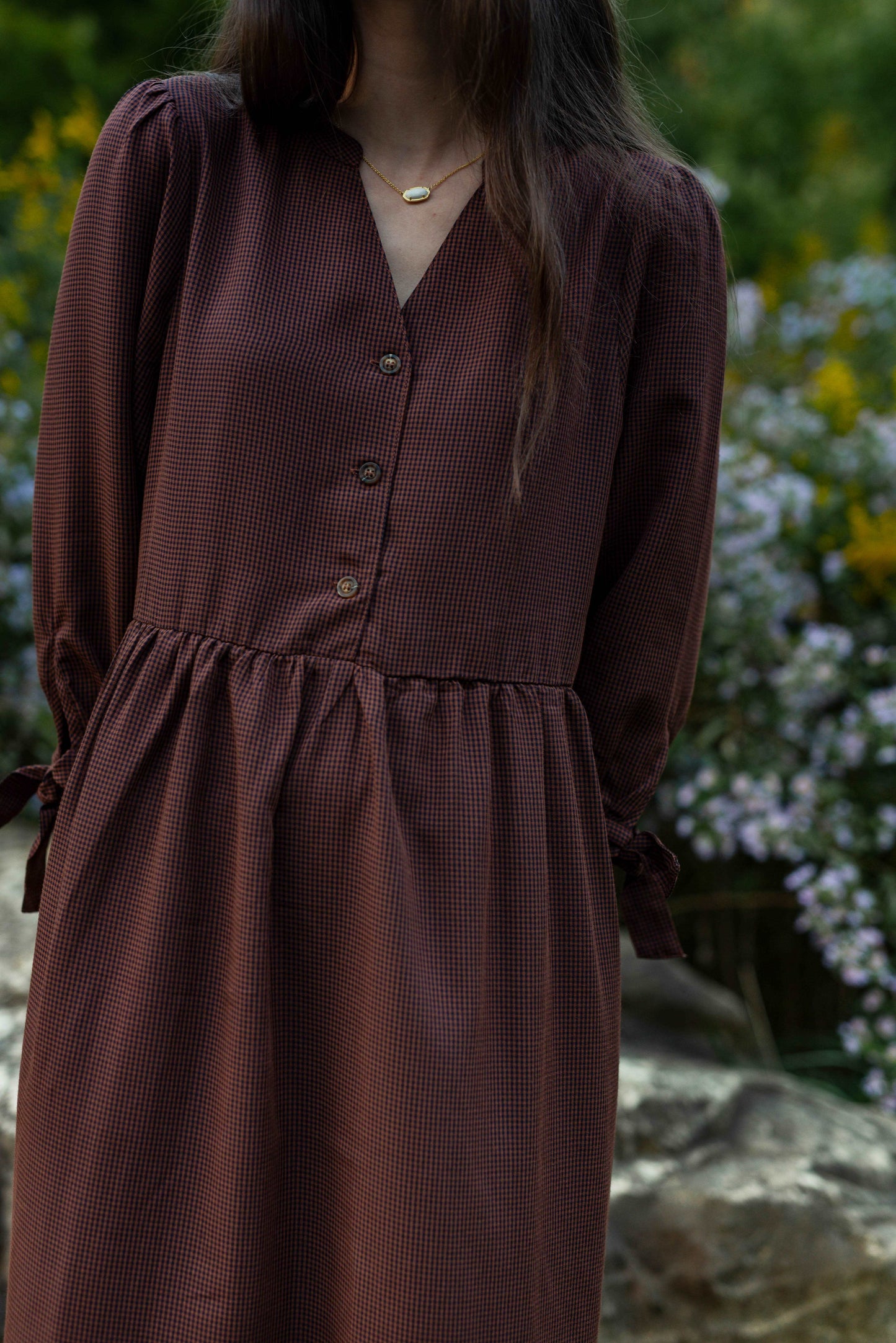 Fireside Gingham Dress