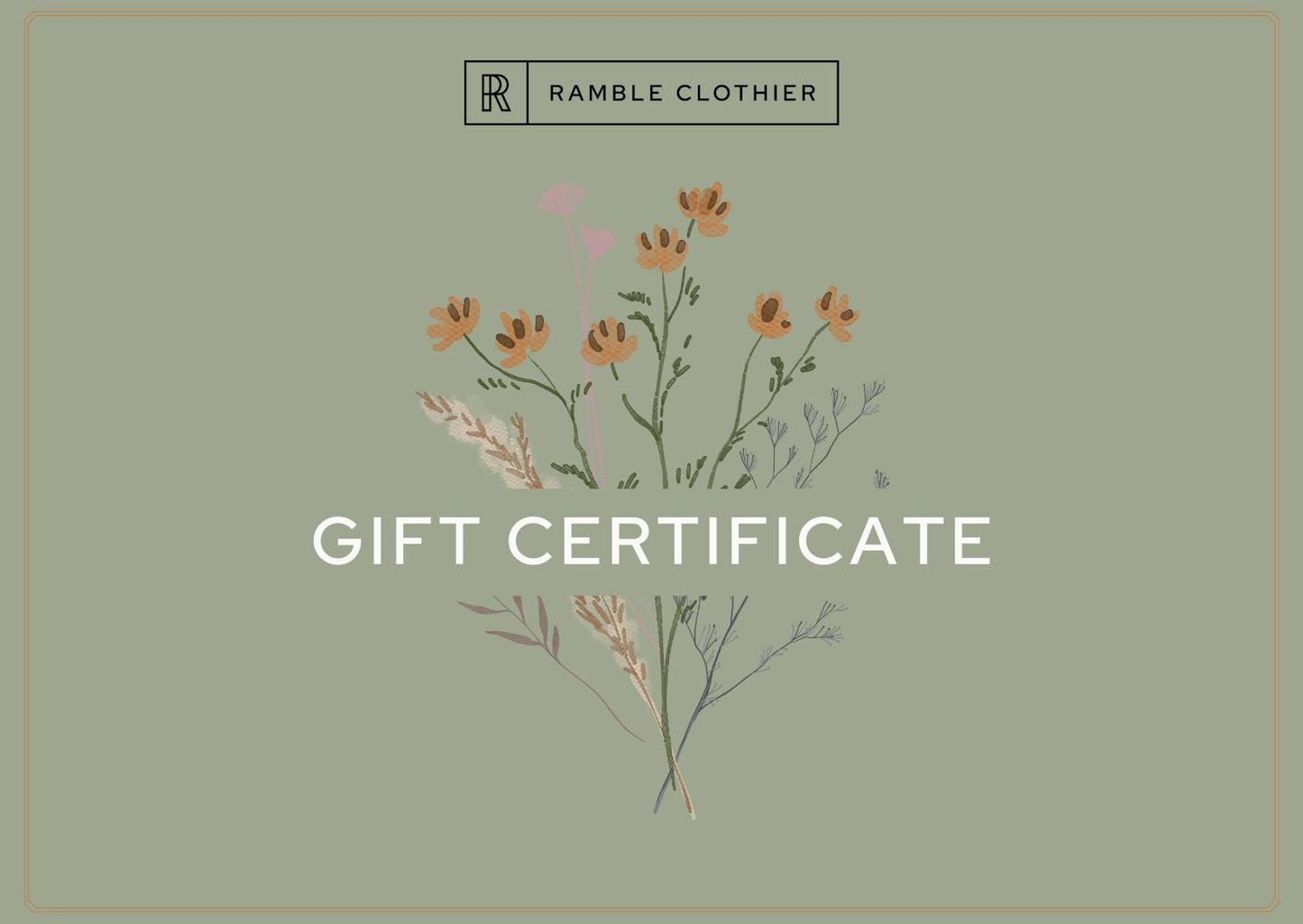 Ramble Clothier Gift Card