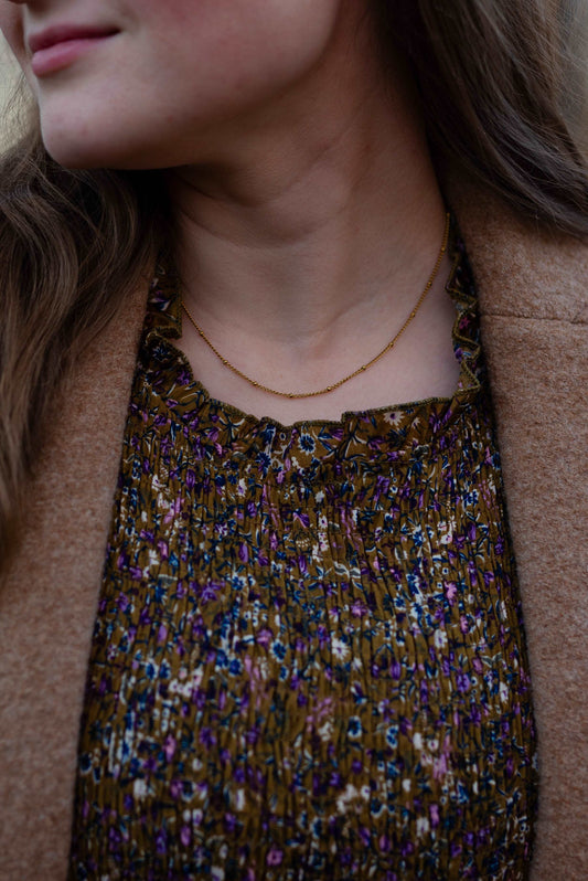 Goldenrod Necklace & Bracelet